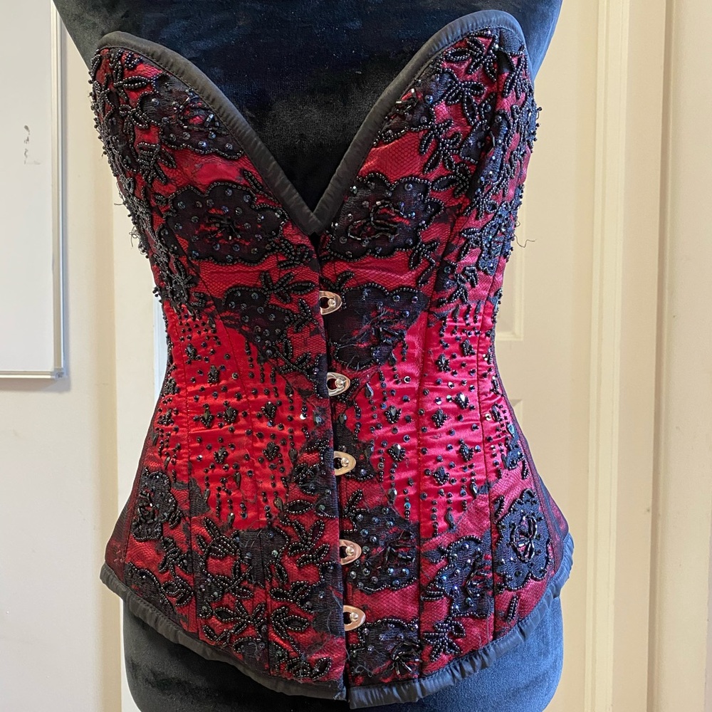 Steel bone corset